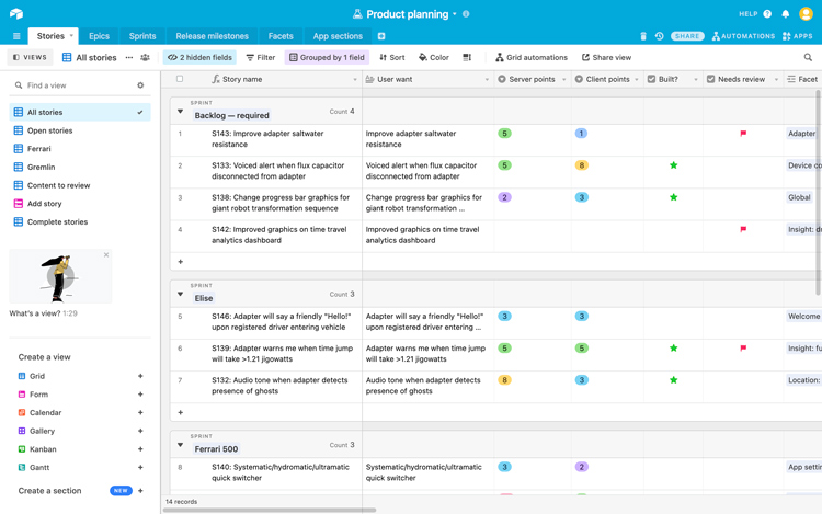 airtable screenshot
